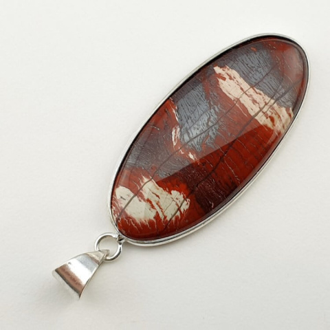 Jasper snake skin pendant 46x22 mm no. 8 Jasper snake skin pendant 46x22 mm no. 8