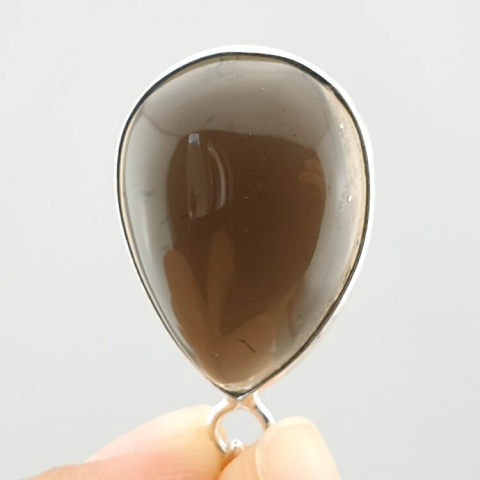 Smoky quartz pendant 24x18 mm no 39 Smoky quartz pendant 24x18 mm no 39