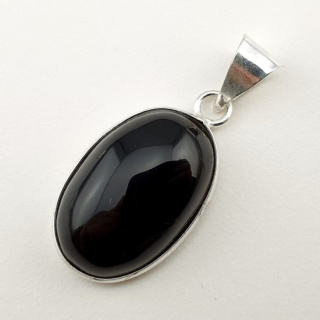 Smoky quartz pendant 26x18 mm no. 24