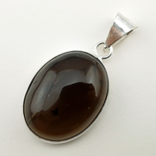 Smoky quartz pendant 26x20 mm no 40