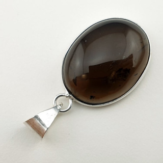 Smoky quartz pendant 26x20 mm no 40