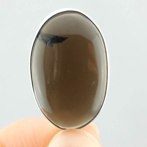 Smoky quartz pendant 27x18 mm no 33 Smoky quartz pendant 27x18 mm no 33