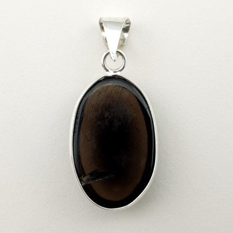 Smoky quartz pendant 27x18 mm no 33 Smoky quartz pendant 27x18 mm no 33