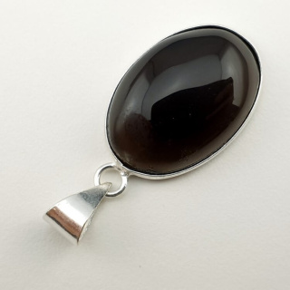 Smoky quartz pendant 27x19 mm no 34
