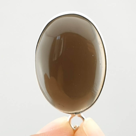 Smoky quartz pendant 27x19 mm no 34 Smoky quartz pendant 27x19 mm no 34