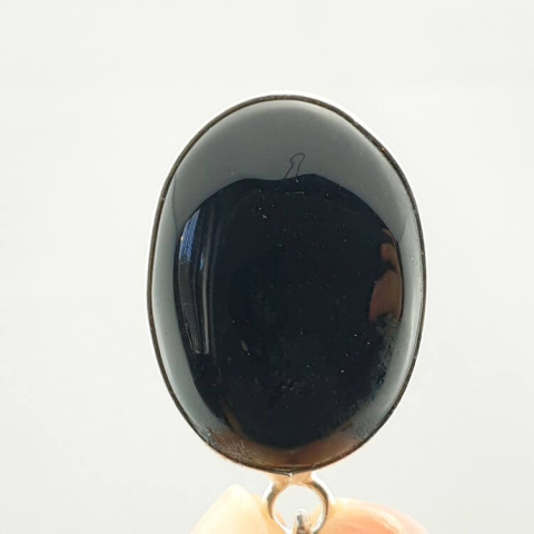 Smoky quartz pendant 27x20 mm no 35 Smoky quartz pendant 27x20 mm no 35