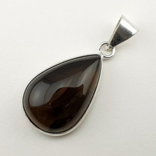 Smoky quartz pendant 28x19 mm no 31