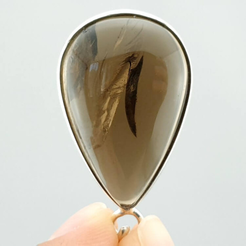 Smoky quartz pendant 28x19 mm no 31 Smoky quartz pendant 28x19 mm no 31
