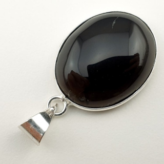 Smoky quartz pendant 28x22 mm no 36