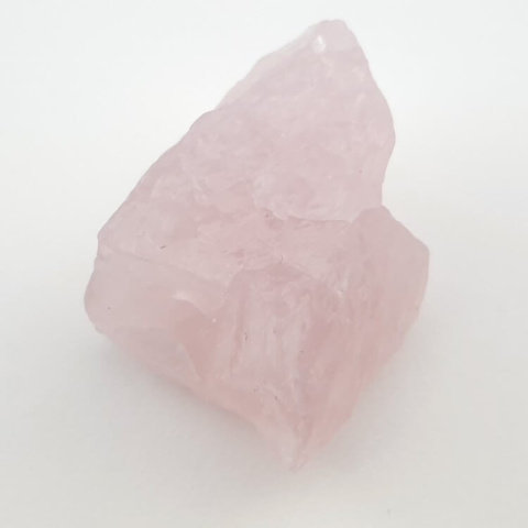 Kwarc różowy bryłka z dziurką 38x25 mm nr 75 Kwarc różowy bryłka z dziurką 38x25 mm nr 75