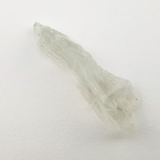 Prasiolite icicle 34x11 mm No 12
