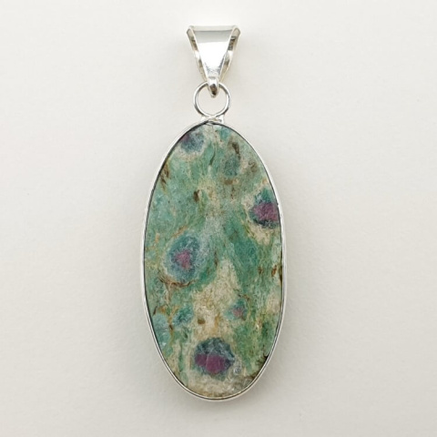 Ruby in fuchsite pendant 39x20 mm no. 20 Ruby in fuchsite pendant 39x20 mm no. 20