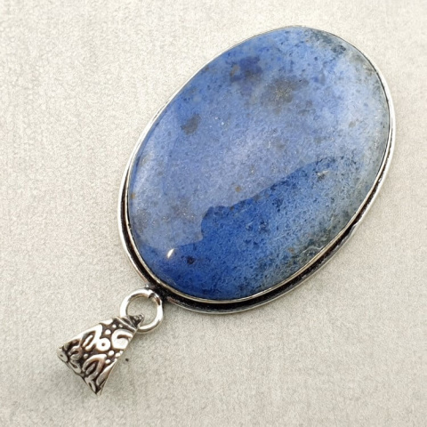 Dumoriterite pendant 35x24 mm no 11 Dumoriterite pendant 35x24 mm no 11