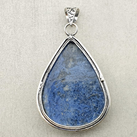 Dumoriterite pendant 37x28 mm no. 12 Dumoriterite pendant 37x28 mm no. 12