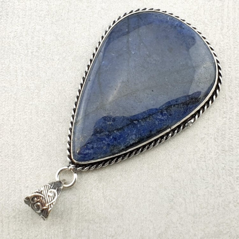 Dumoriterite pendant 41x28 mm no. 9 Dumoriterite pendant 41x28 mm no. 9
