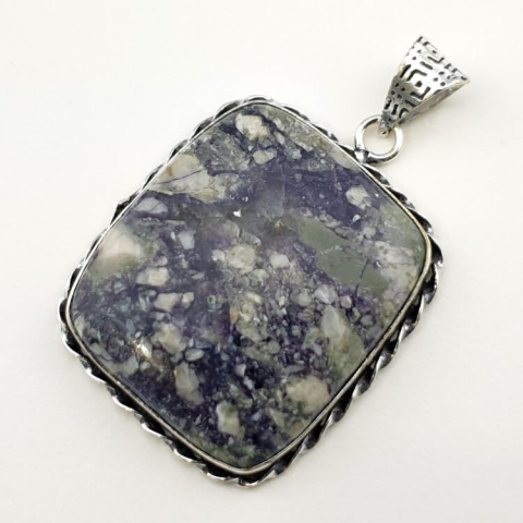 Jasper Tiffany pendant 31x28 mm no 10 Jasper Tiffany pendant 31x28 mm no 10