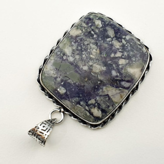 Jasper Tiffany pendant 31x28 mm no 10
