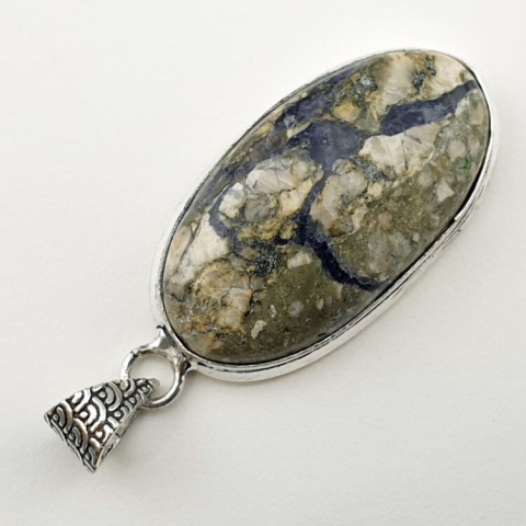 Jasper Tiffany pendant 35x19 mm no 17 Jasper Tiffany pendant 35x19 mm no 17