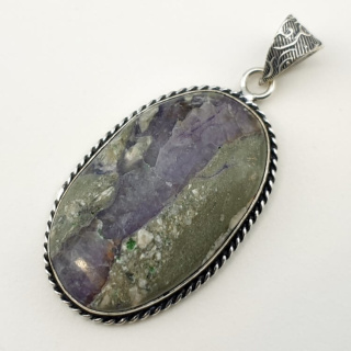 Jasper Tiffany pendant 36x22 mm no 14