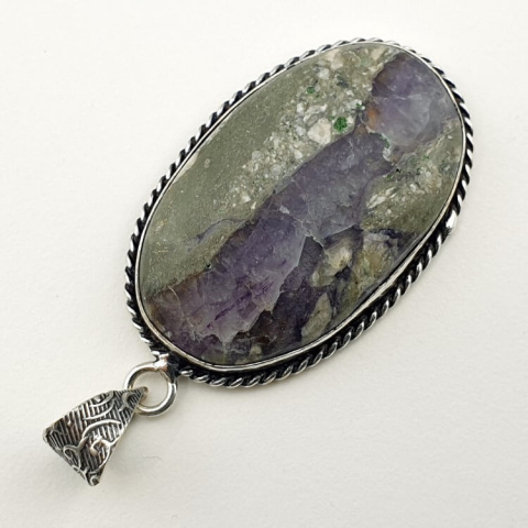 Jasper Tiffany pendant 36x22 mm no 14 Jasper Tiffany pendant 36x22 mm no 14