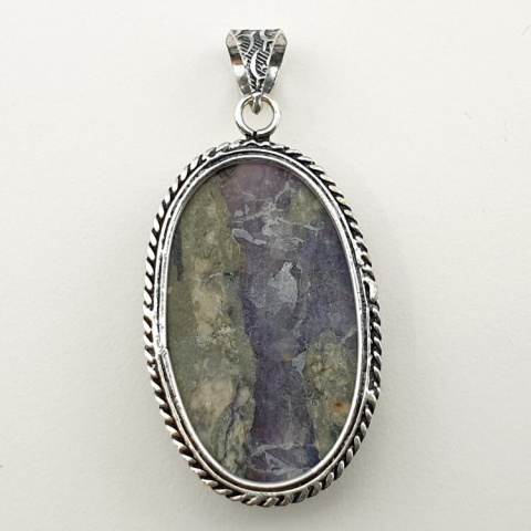 Jasper Tiffany pendant 36x22 mm no 14 Jasper Tiffany pendant 36x22 mm no 14