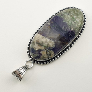 Jasper Tiffany pendant 37x18 mm no 9