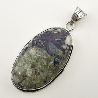 Jasper Tiffany pendant 37x22 mm no 15