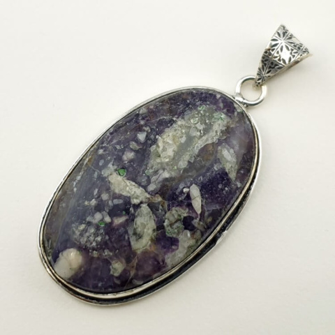 Jasper Tiffany pendant 37x23 mm no 6 Jasper Tiffany pendant 37x23 mm no 6