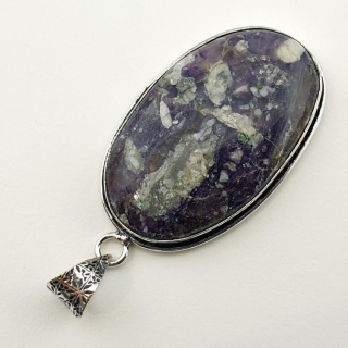 Jasper Tiffany pendant 37x23 mm no 6