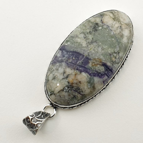 Jasper Tiffany pendant 40x21 mm no 19 Jasper Tiffany pendant 40x21 mm no 19