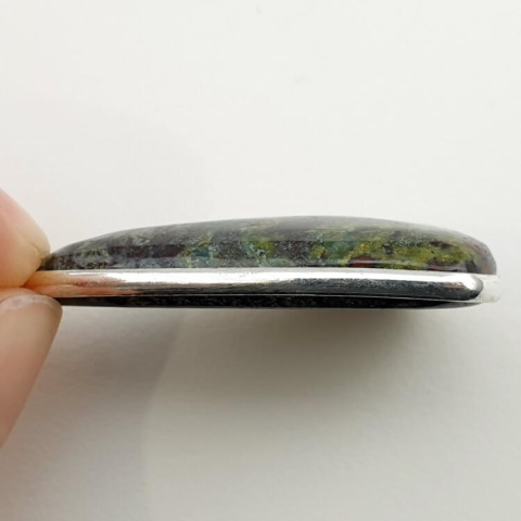 Jasper dragon's blood pendant 36x22 mm no. 16 Jasper dragon's blood pendant 36x22 mm no. 16