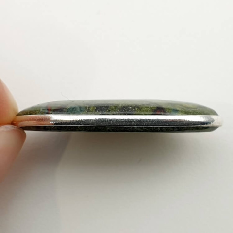 Jasper dragon's blood pendant 38x21 mm no 10 Jasper dragon's blood pendant 38x21 mm no 10