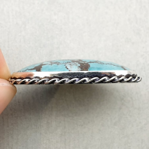Magnesite turquoise pendant 36x22 mm no 6 Magnesite turquoise pendant 36x22 mm no 6