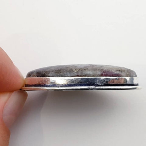 Pink tourmaline pendant 39x23 mm no 10 Pink tourmaline pendant 39x23 mm no 10