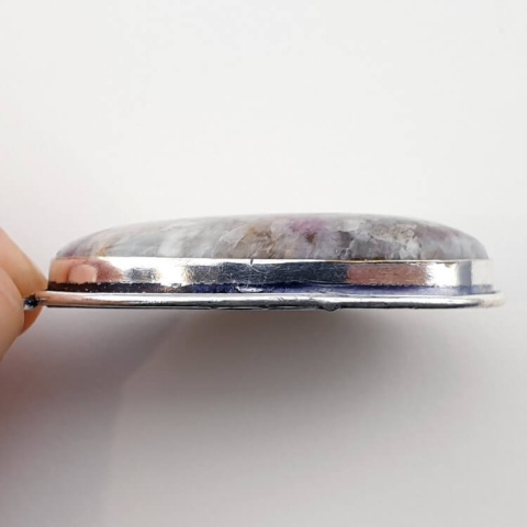 Pink tourmaline pendant 40x25 mm no 5 Pink tourmaline pendant 40x25 mm no 5