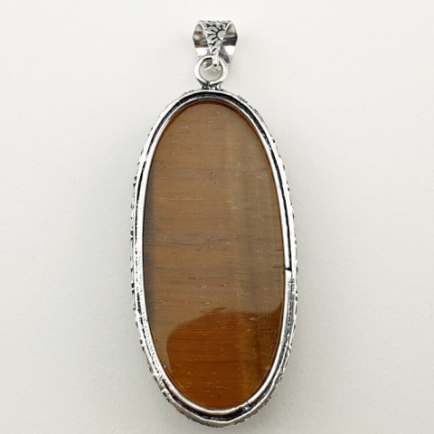 Tiger's eye pendant 48x24 mm no. 14 Tiger's eye pendant 48x24 mm no. 14