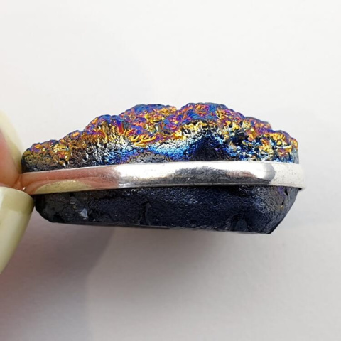 Titanium quartz pendant 29x23 mm no 78 Titanium quartz pendant 29x23 mm no 78