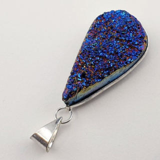 Titanium quartz pendant 32x17 mm no 99