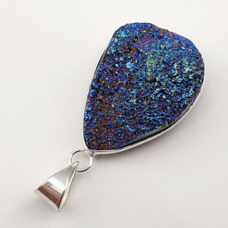 Titanium quartz pendant 32x23 mm no. 130