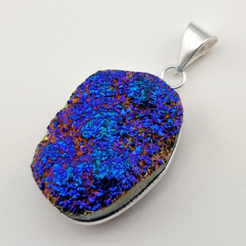 Titanium quartz pendant 33x24 mm no. 83 Titanium quartz pendant 33x24 mm no. 83