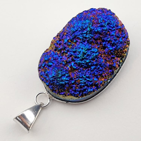 Titanium quartz pendant 33x24 mm no. 83 Titanium quartz pendant 33x24 mm no. 83