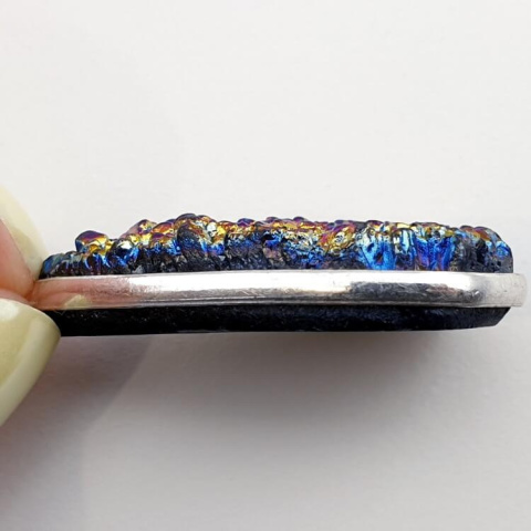 Titanium quartz pendant 34x20 mm no. 154 Titanium quartz pendant 34x20 mm no. 154