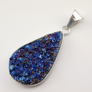 Titanium quartz pendant 34x21 mm no 103