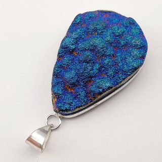 Titanium quartz pendant 40x27 mm no. 109