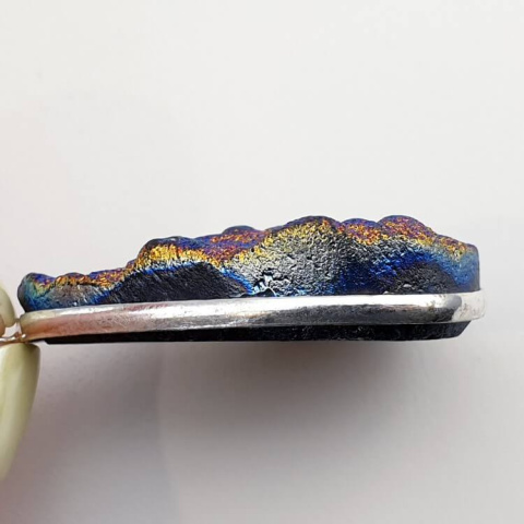 Titanium quartz pendant 40x27 mm no. 109 Titanium quartz pendant 40x27 mm no. 109