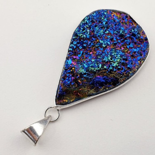 Titanium quartz pendant 41x26 mm no. 93