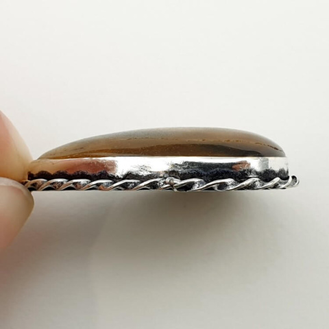Tiger's eye pendant 30x22 mm no. 29 Tiger's eye pendant 30x22 mm no. 29
