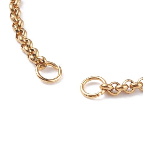 Bracelet setting stainless steel gold colour adjustable Bracelet setting stainless steel gold colour adjustable