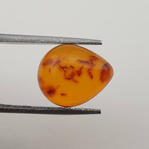 Baltic amber cabochon 12x10 mm no. 337 Baltic amber cabochon 12x10 mm no. 337