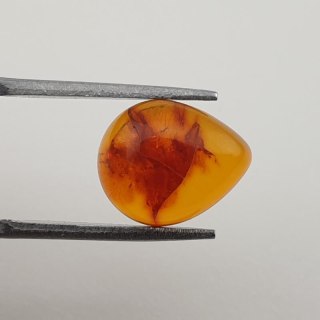 Baltic amber cabochon 12x10 mm no. 349